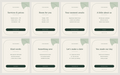 Book & Bloom — eight editable service business layouts