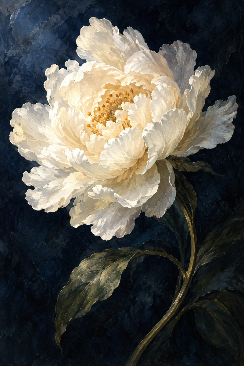 Soulspring — Midnight Bloom Digital Art Print