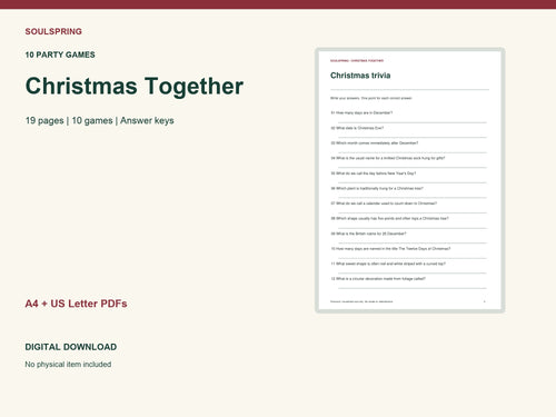 Christmas Party Pack — contents preview