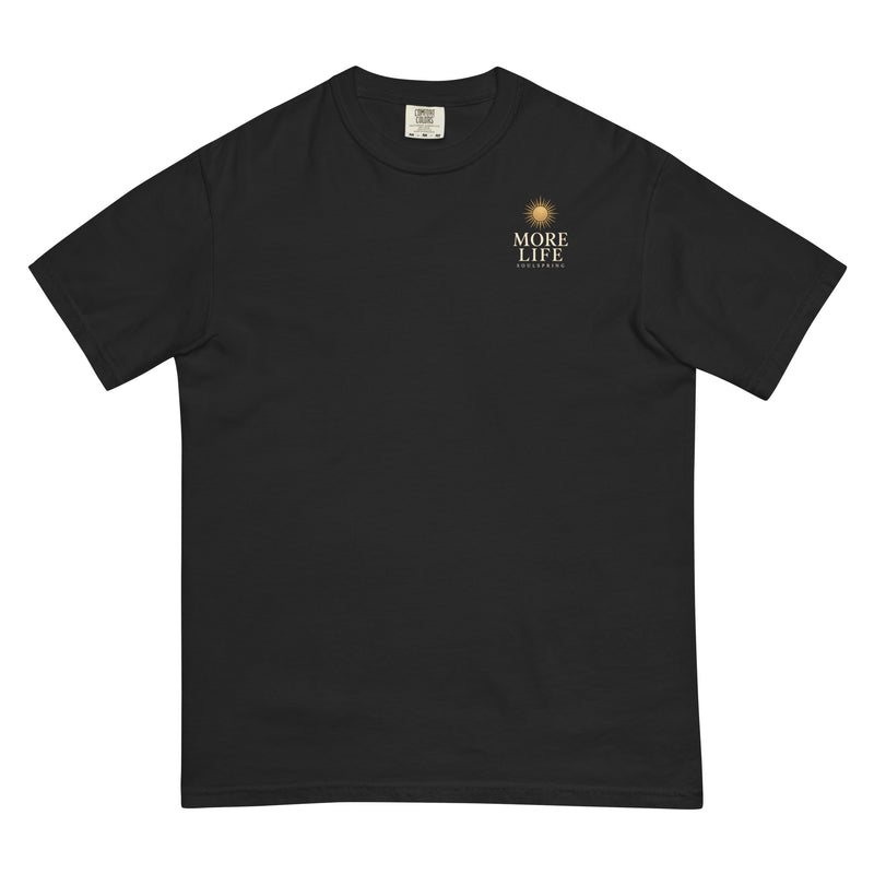 Soulspring — More Life, Deeper Meaning T-Shirt — Black