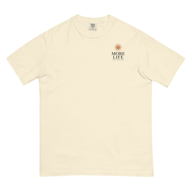 Soulspring — More Life, Deeper Meaning T-Shirt — Cream